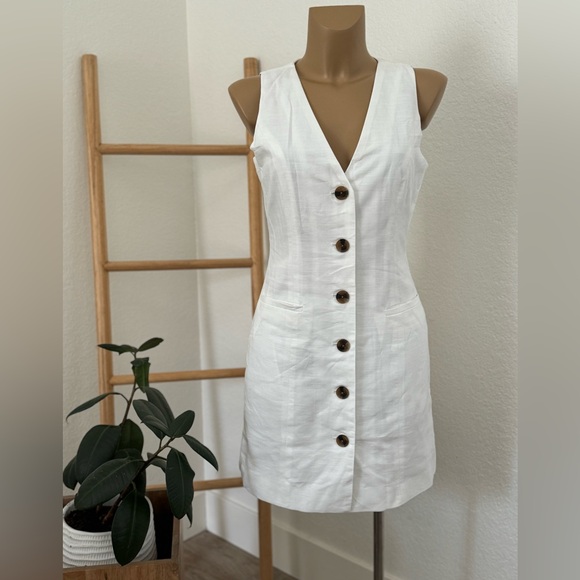 NWT Women's Mini Vest Dress - A New Day
White - Picture 7 of 8